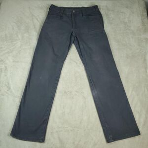 Noble Outfitters Pants Mens 32x34 Gray Relaxed Fit Stretch Carpenter Workwear